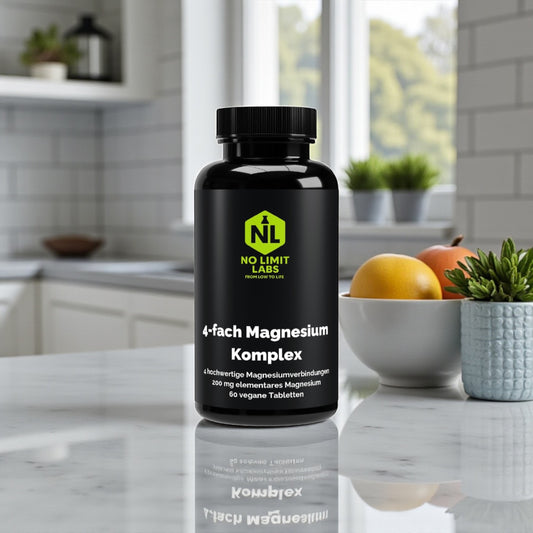 Magnesium 4fach Komplex - 60 vegane Tabletten