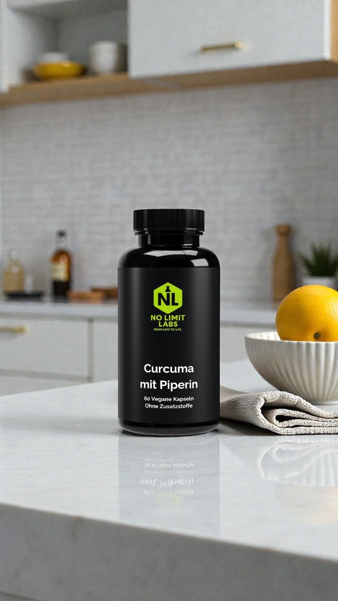 Kurkuma + Piperin - 60 Kapseln