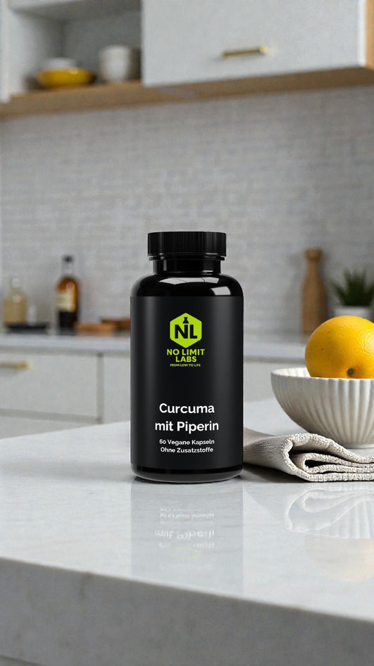 Kurkuma + Piperin - 60 Kapseln