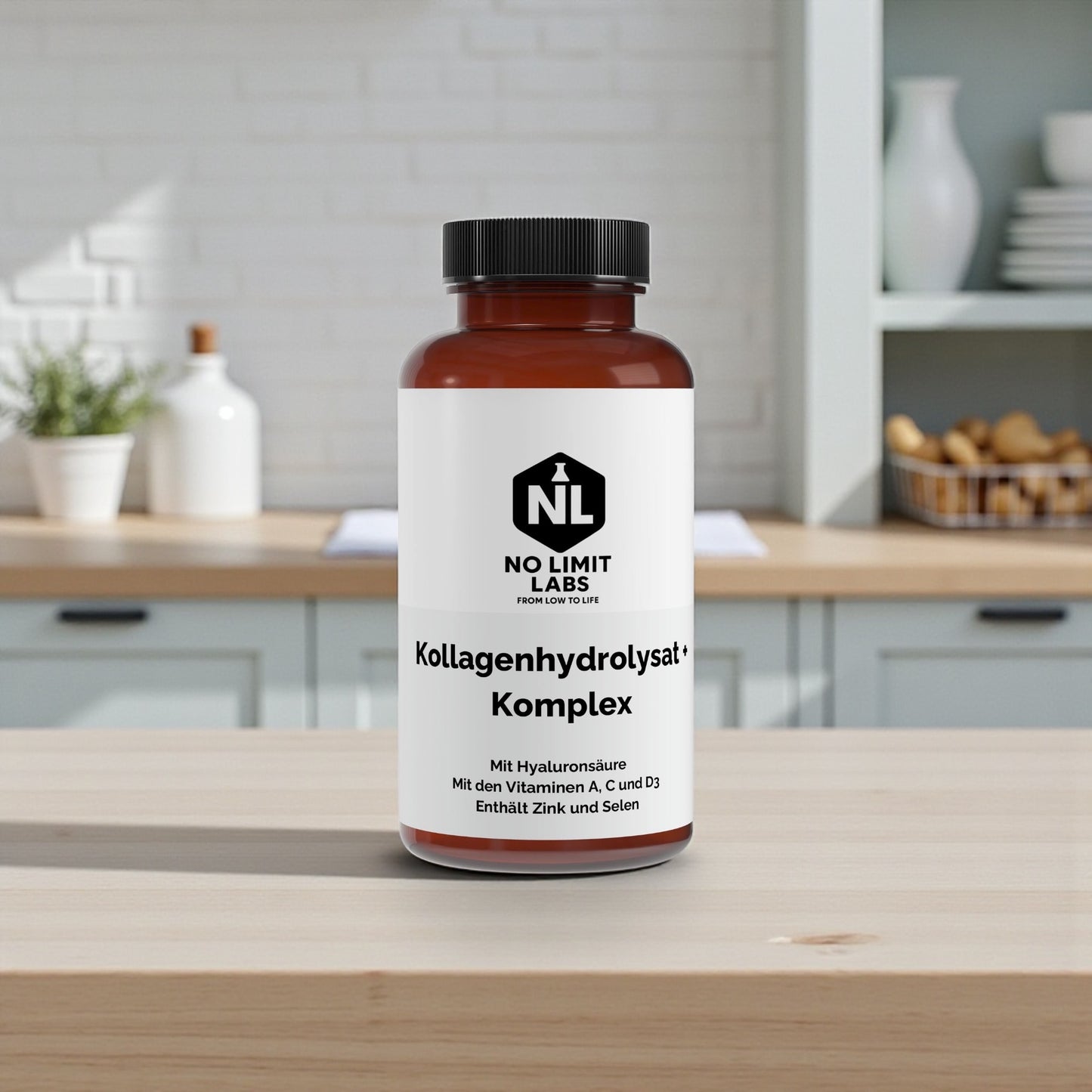 Premium Kollagenhydrolysat PLUS (3000-5000 DA ) - 180 Kapseln