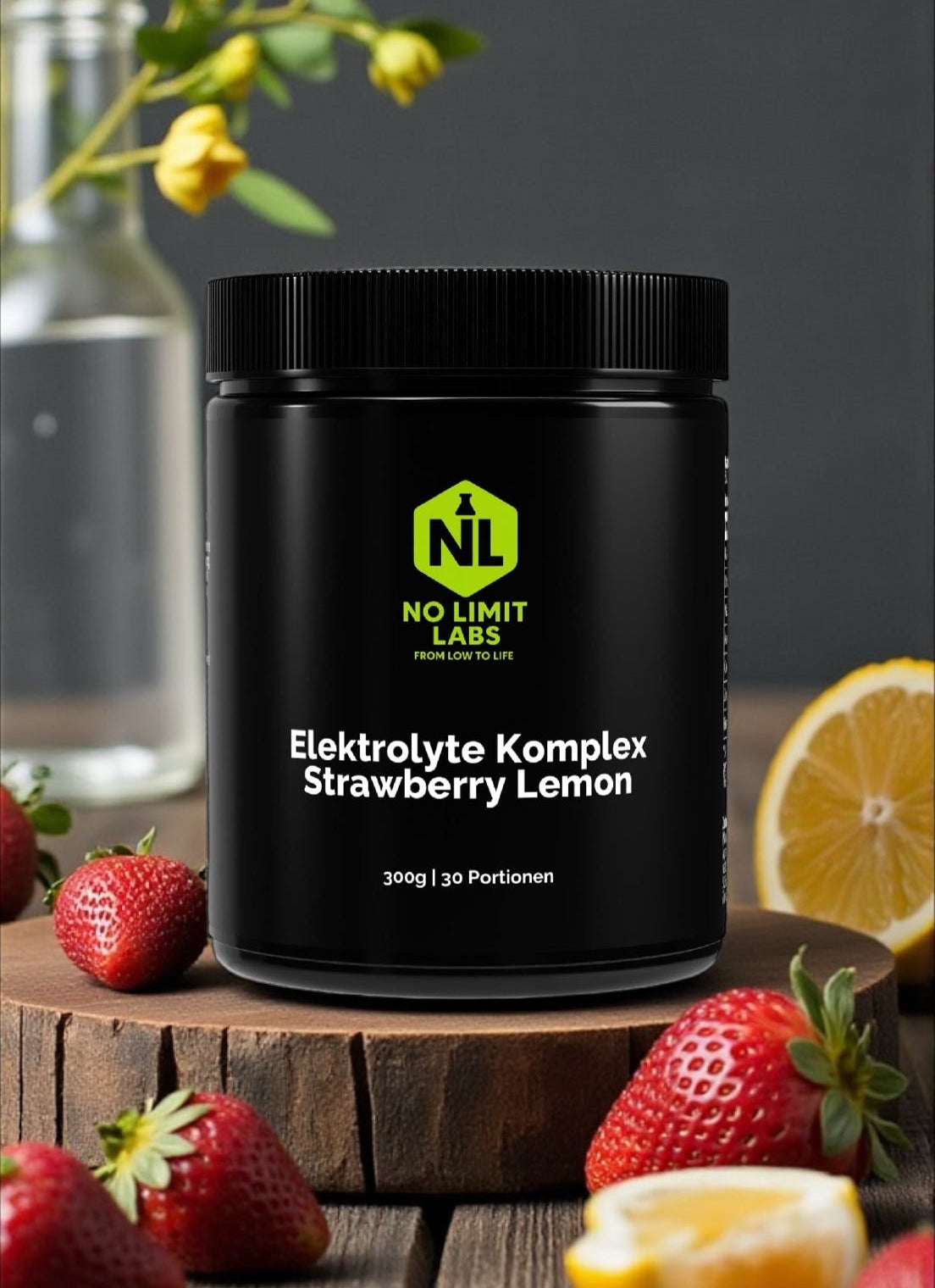 Elektrolyte Pulver Strawberry Lemon - 300g