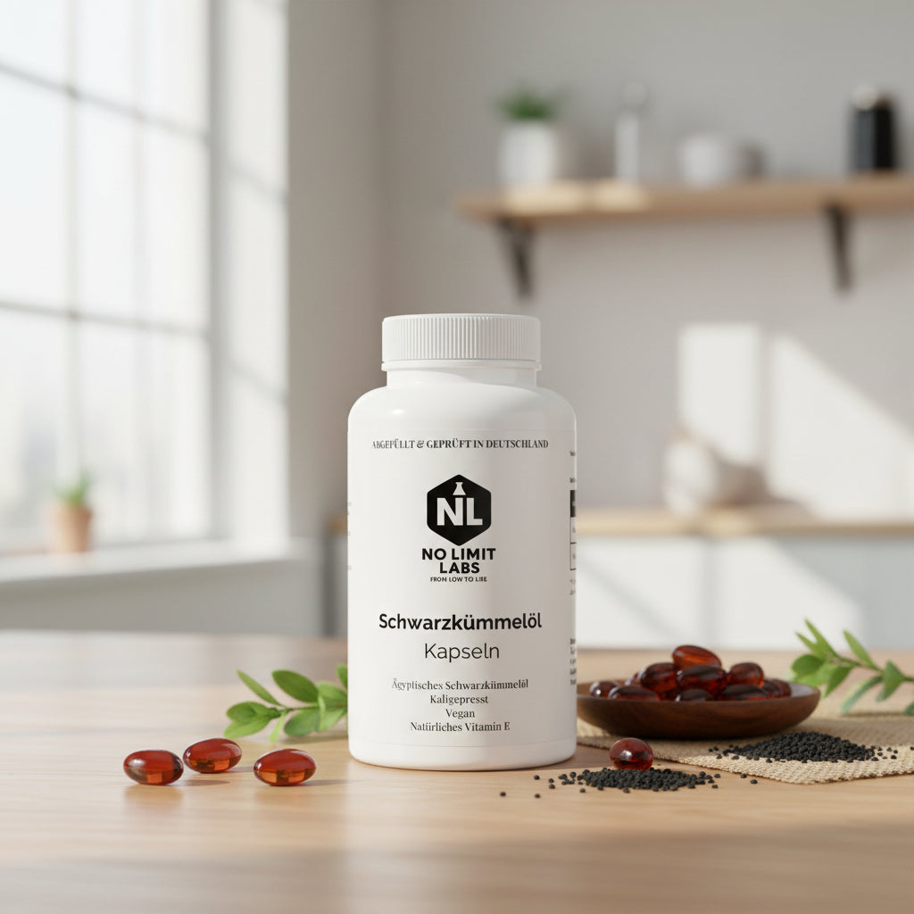 Ägyptisches Schwarzkümmelöl - 240 vegane Softgels