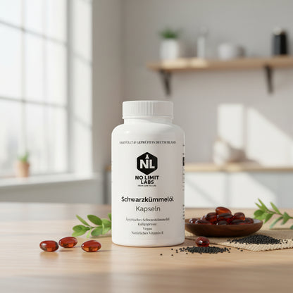 Ägyptisches Schwarzkümmelöl - 240 vegane Softgels