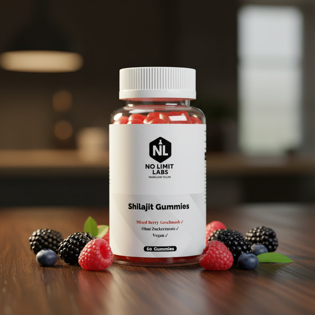 Premium Shilajit Gummies 1000 + Vitamin C,B6, B12 - 60 Stk