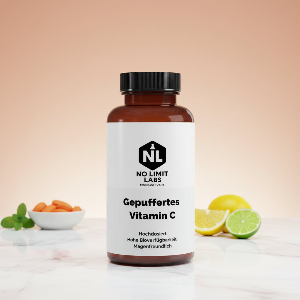 Gepuffertes Vitamin C 500mg + Magnesium - 240 Kapseln