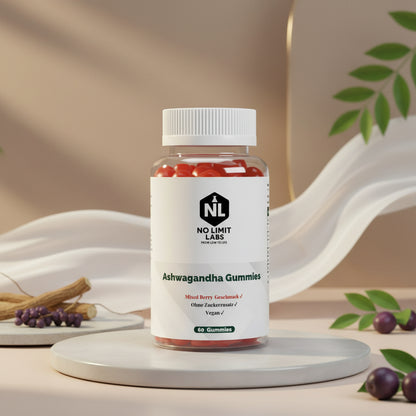 Premium Ashwagandha Gummies 300 + Vitamin B6,- 60 Stk