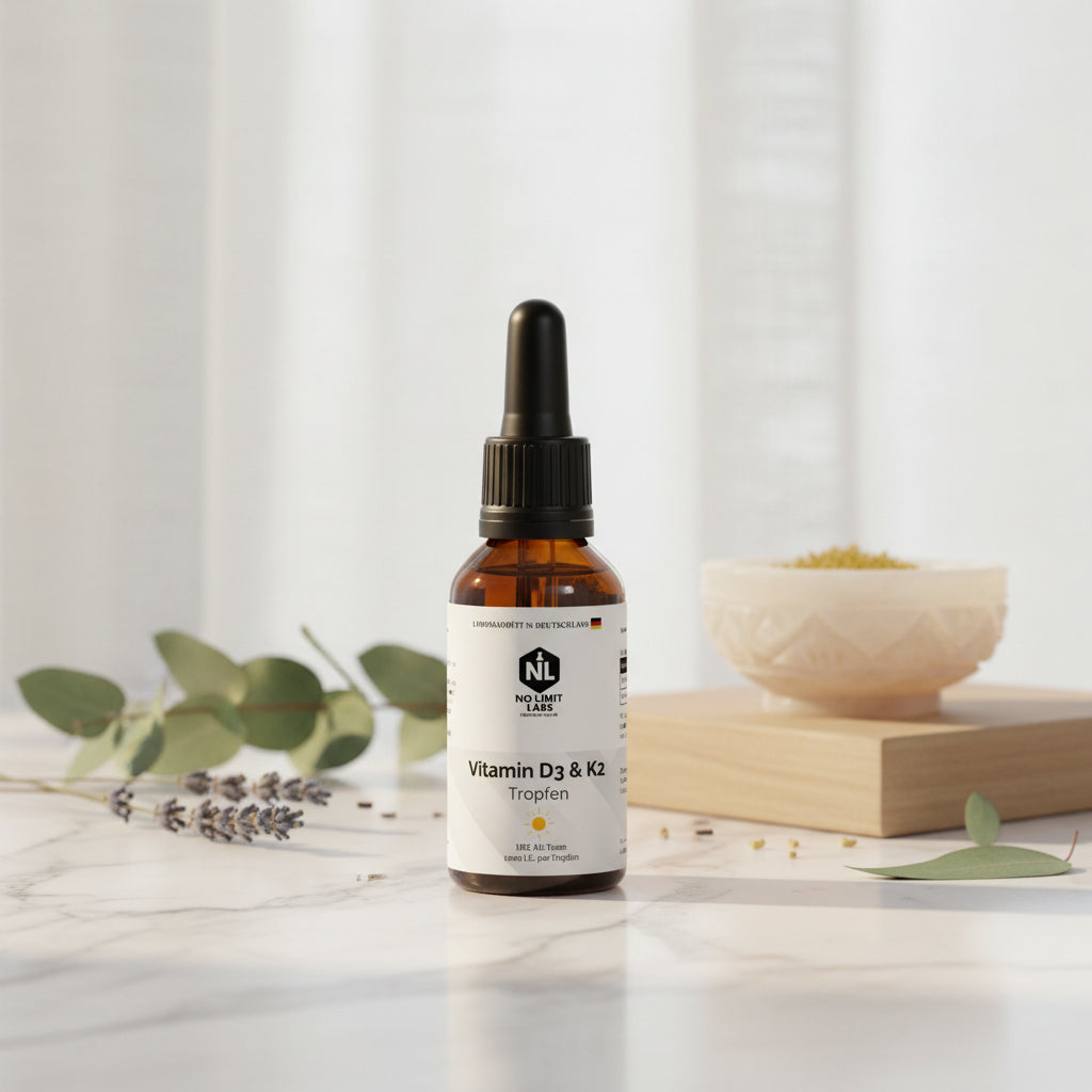 Vitamin D3 + K2 - 1700 Tropfen (1.000 I.E.) - 50ml