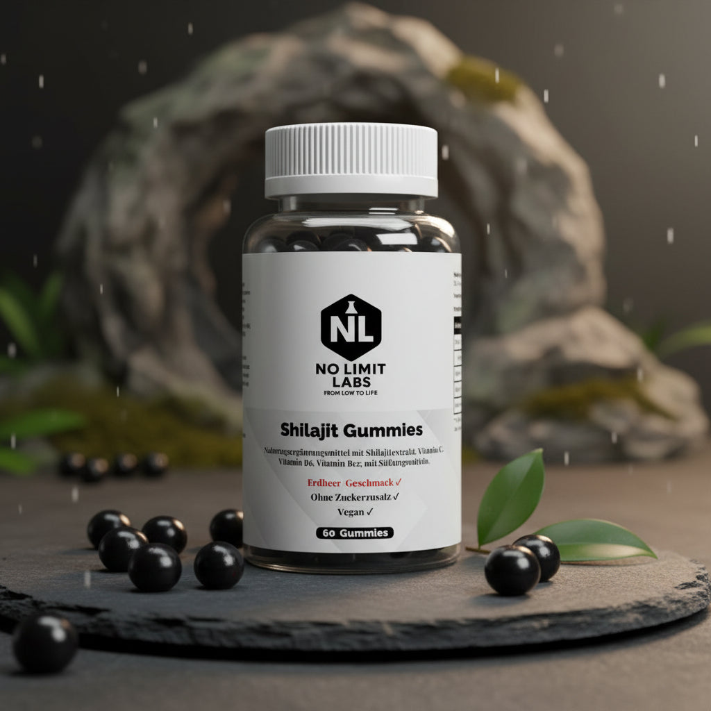 Shilajit Gummies + Vitamin C,B6, B12 - 60 Stk.